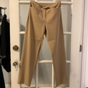 Tan/khaki dressy straight leg pants